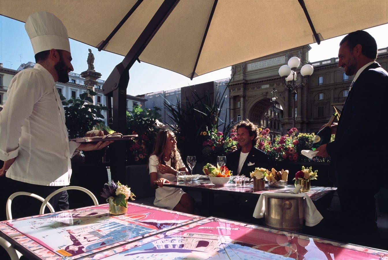 Alfresco Lunch at Irene Restaurant in Florence