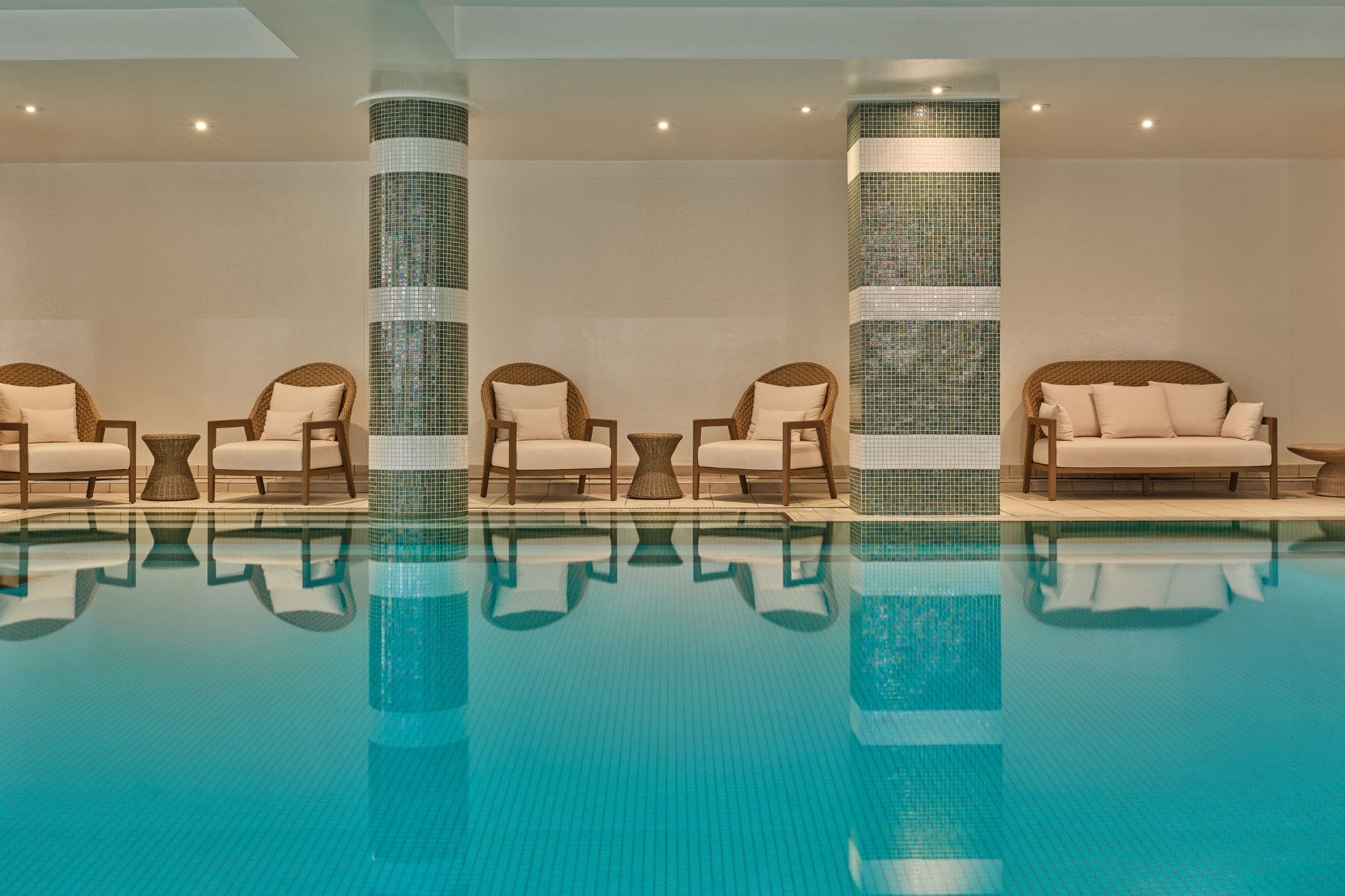 Hotel swimming pool at The Balmoral