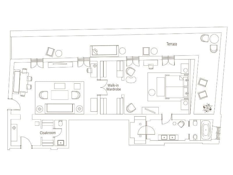 Popolo Suite Floorplan