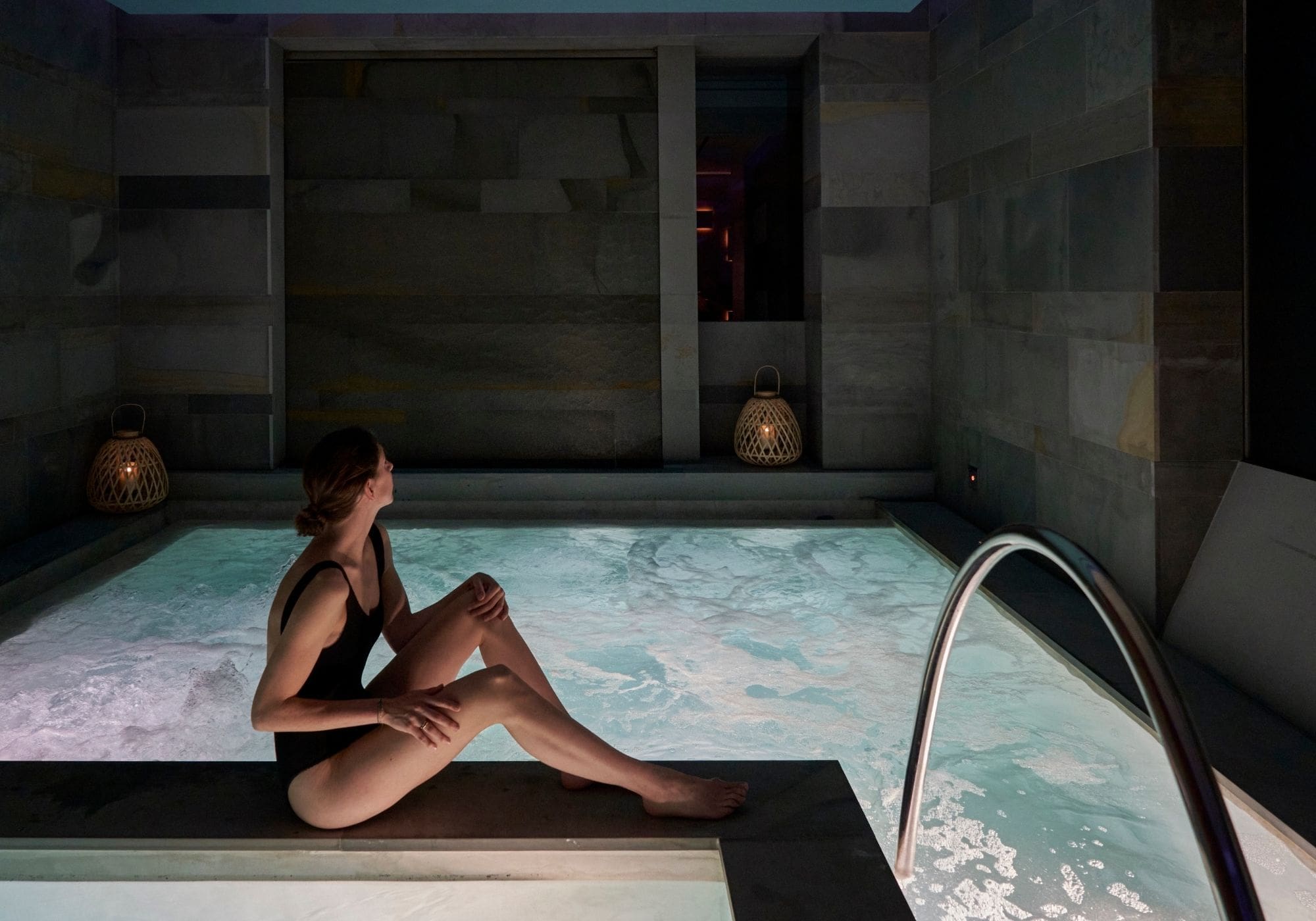 Hydro pool at Irene Forte Spa - Hotel de la Ville in Rome