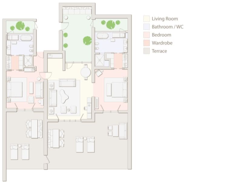 Family Suite Floorplan