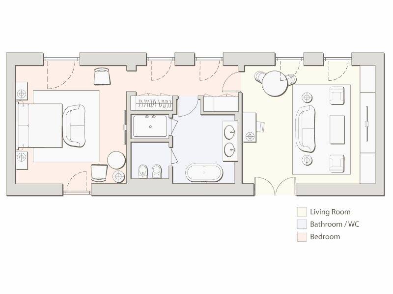 Deluxe Suite Floorplan