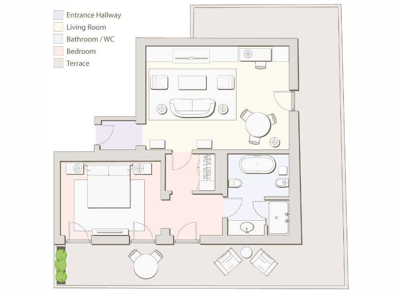 Senato Suite Floorplan