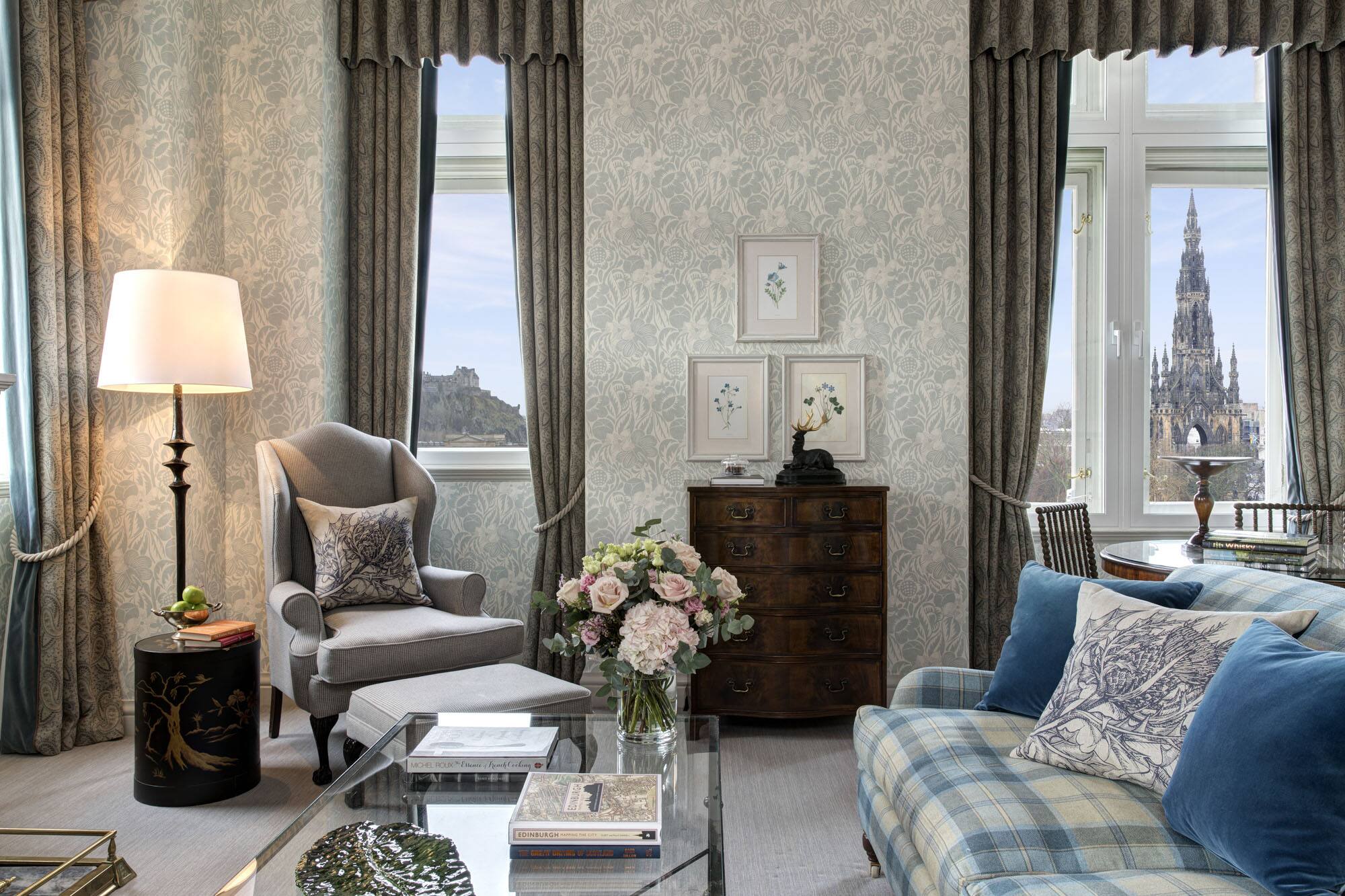 Castle View Suite 5 Star Hotel The Balmoral Edinburgh