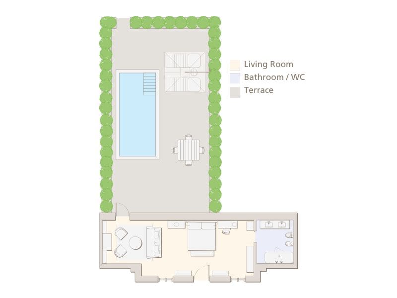 Superior Suite Floorplan