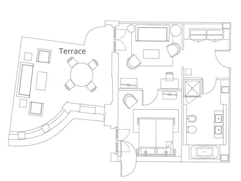 Floorplan Grand Suite Hotel De La Ville