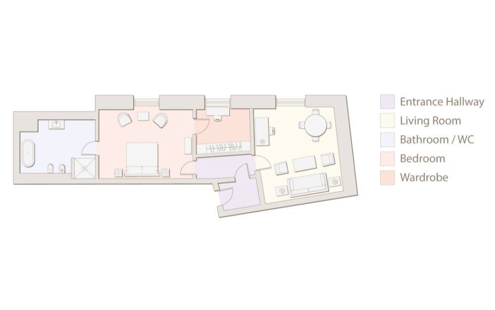Prestige Suite Floorplan