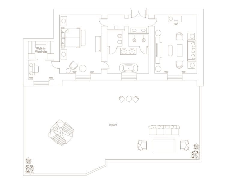 Igiea Suite Floorplan
