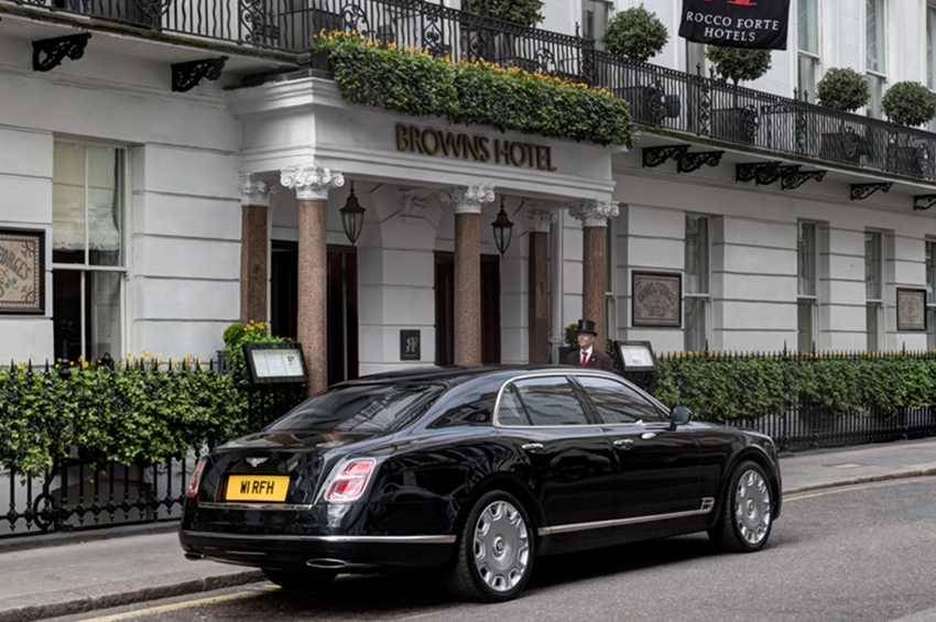 Browns hotel facade