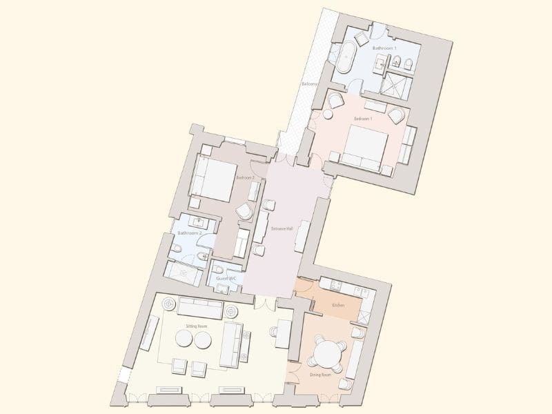 Piranesi Apartment Floorplan