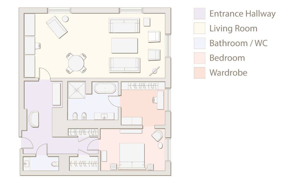 Presidential Suite Floorplan