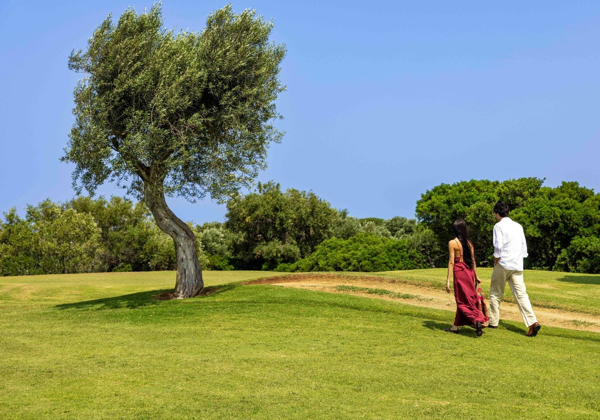 A lovely stroll among the olive groves at Masseria Torre Maizza, Luxury 5 Star Hotel in Puglia