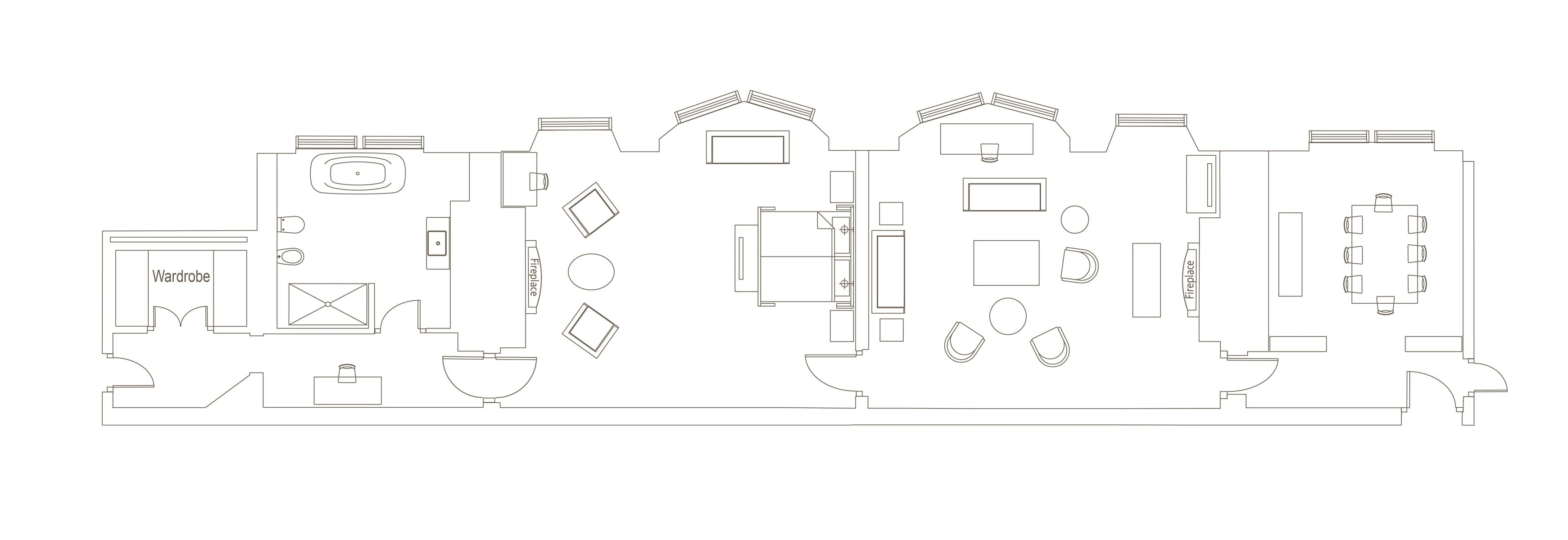 The Balmoral, Scone and Crombie Suite floor plan