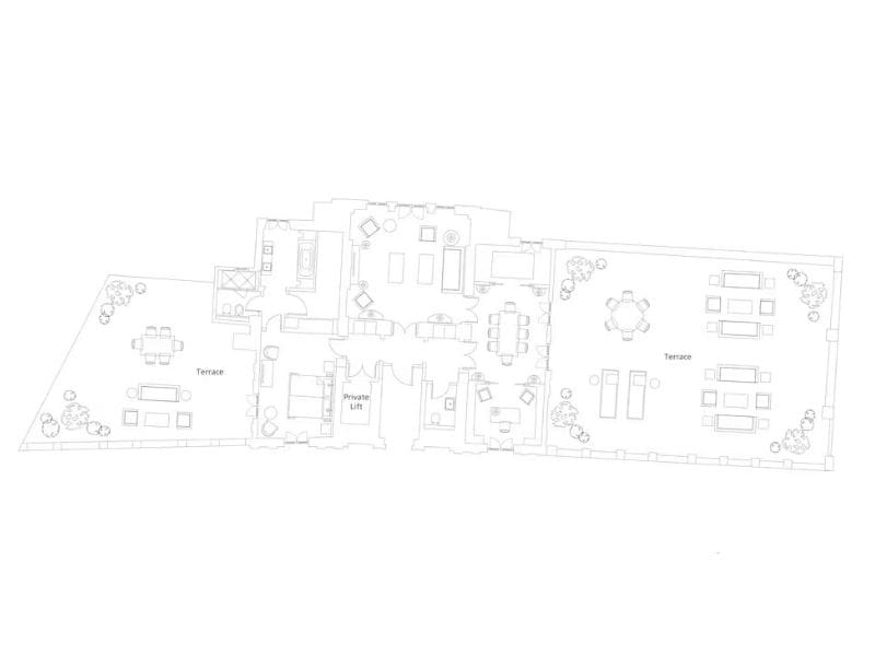 De La Ville Suite Hotel De La Ville Floorplan