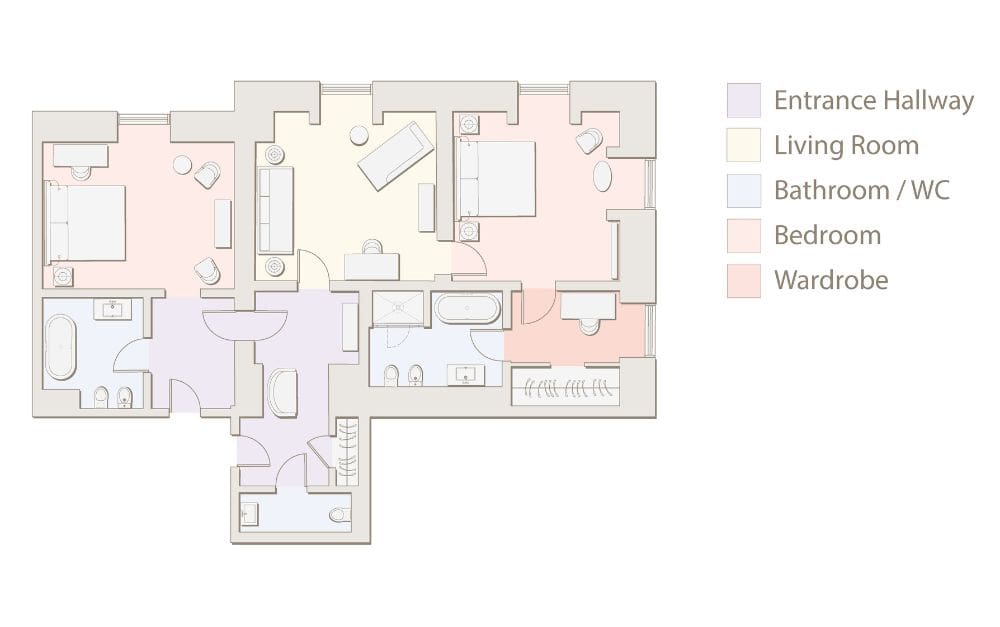 Family Room Floorplan 2nd floor